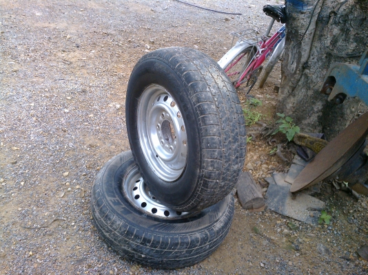 ยางพร้อมกะทะขอบ 14