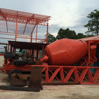 ขายรถโม่ปูนเครื่องยนต์มิตซู