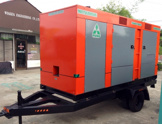 เครื่องปั่นไฟพร้อมล้อพ่วงขนาด 200 kva.mad in japan รับประกัน 12 เดือน เครื่องปั่นไฟพร้อมล้อพ่วงขนาด 200 kva.mad in japan รับประกัน 12 เดือน