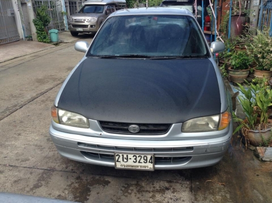 ขายครับ TOYOTA AE 110 1.5 GXI ปี 96 ออโต้ แก๊ส+น้ำมัน ใช้ได้ 2ระบบ อย่างสมบูร เครื่องดีควันไม่ไหล เกียรดีเปลี่ยน ปกติ ช่วงล่างพอได้ มีเลี้ยวดัง สีไม่ขี้เหล่มีเก็บบ้าง สติ๊กเกอร์ฝากระโปรงเคฟร่า ตัวถังบางเดิม ไฟฟ้าทั้งคันใช้ได้ กระจกปรับไฟฟ้า พับไฟฟ้า ภายใน ขายครับ TOYOTA AE 110 1.5 GXI ปี 96 ออโต้ แก๊ส+น้ำมัน ใช้ได้ 2ระบบ อย่างสมบูร เครื่องดีควันไม่ไหล เกียรดีเปลี่ยน ปกติ ช่วงล่างพอได้ มีเลี้ยวดัง สีไม่ขี้เหล่มีเก็บบ้าง สติ๊กเกอร์ฝากระโปรงเคฟร่า ตัวถังบางเดิม ไฟฟ้าทั้งคันใช้ได้ กระจกปรับไฟฟ้า พับไฟฟ้า ภายใน