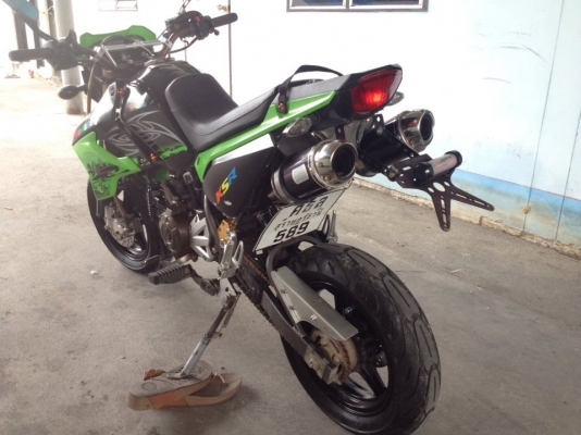 ขาย นิว KSR 110 สีเขียว ดำ  ปี 2554  ท่อ คู่ เสียงดีมาก
