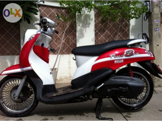 Yamaha Fino สีแดงขาว วิ่งน้อย เครื่องดีมากๆ ชุดสีไม่มีตำหนิ สวยใหม่