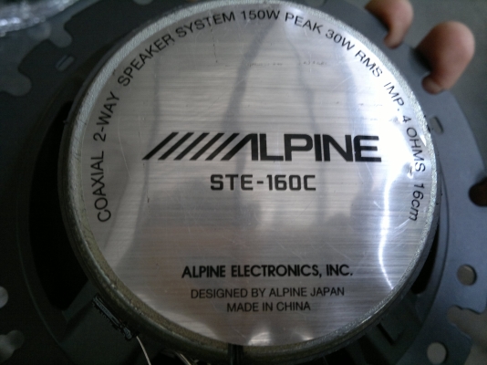 ลำโพงดอก ALpine STE-160C 6 นิ้วสภาพสวยยย