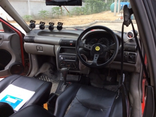 ขายรถโอเปิ้ล แอสตร้า ปี 94 วางเครื่องโตโยต้า 4A-FE 1.6 หัวฉีด เกียร์ออโต้ ติดแก๊ส LPG เพาเวอร์ ภายในเบาะหนัง พวงมาลัยก้านยก เกจ์วัด4ตัว วิทยุCD สีเงา มีริ้วรอยการใช้งาน แม็ก15 หลัง8" รถขับดี พร้อมใช้