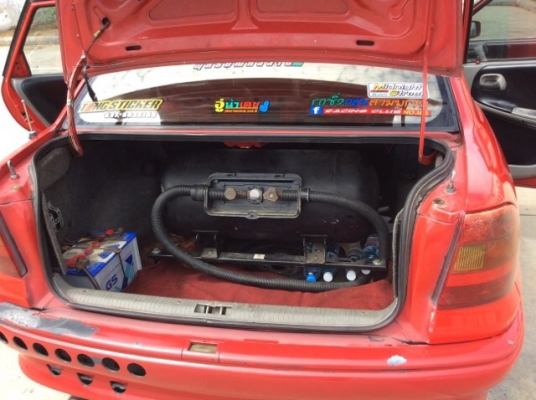 ขายรถโอเปิ้ล แอสตร้า ปี 94 วางเครื่องโตโยต้า 4A-FE 1.6 หัวฉีด เกียร์ออโต้ ติดแก๊ส LPG เพาเวอร์ ภายในเบาะหนัง พวงมาลัยก้านยก เกจ์วัด4ตัว วิทยุCD สีเงา มีริ้วรอยการใช้งาน แม็ก15 หลัง8" รถขับดี พร้อมใช้