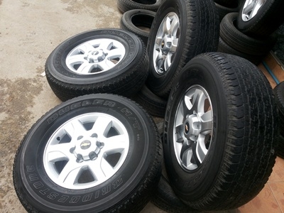 ขายล้อแม็กChevrolet trail blazer ขอบ 16 ยาง245/70/16 4 ล้อ