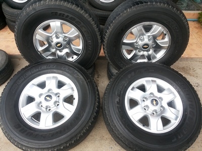 ขายล้อแม็กChevrolet trail blazer ขอบ 16 ยาง245/70/16 4 ล้อ