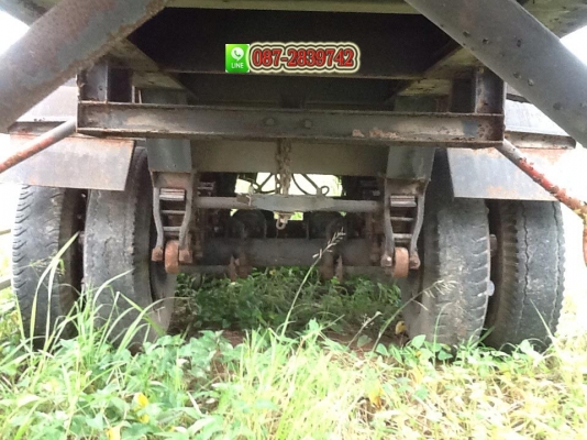 ขายหางเทร์เลอร์บรรทุกนํ้ายางพารา มีเล่มทะเบียน