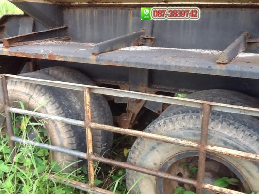 ขายหางเทร์เลอร์บรรทุกนํ้ายางพารา มีเล่มทะเบียน