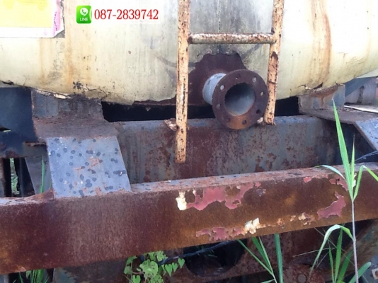 ขายหางเทร์เลอร์บรรทุกนํ้ายางพารา มีเล่มทะเบียน