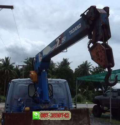ขายรถบรรทุก 6 ล้อ ติดเครน TADANO 2.5 ตัน