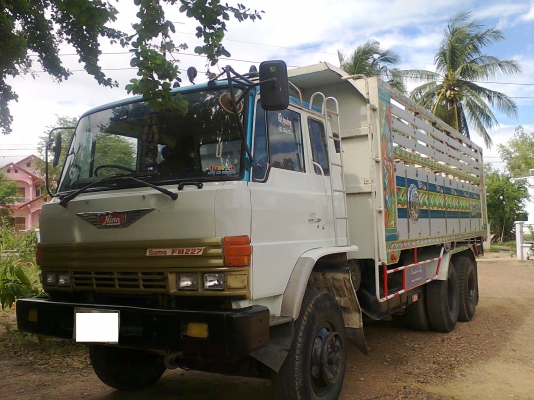 HINO 227 220 แรงม้า 2 เพลาดัมพ์ กระบะอลูมิเนียม