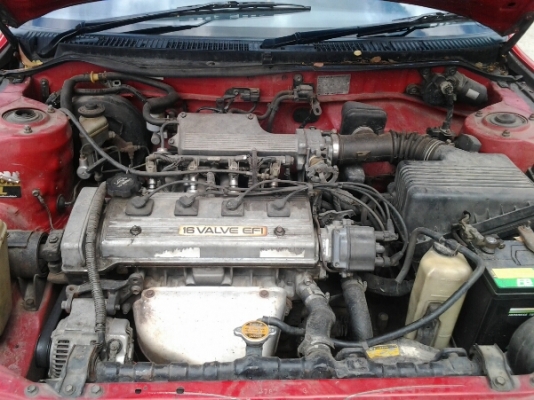 ขายรถยนต์ ปี92 โตโยต้า โคโรล่า รุ่นสามห่วง เครื่อง1600cc.หัวฉีด เกียร์ธรรมดา พวงมาลัยเพาเวอร์ กระจกไฟฟ้า แอร์เย็น ล้อแม็ก รถขับดี ช่วงล่างดี (รถบ้านไม่ใช่แท็กซี่)