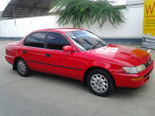 ขายรถยนต์ ปี92 โตโยต้า โคโรล่า รุ่นสามห่วง เครื่อง1600cc.หัวฉีด เกียร์ธรรมดา พวงมาลัยเพาเวอร์ กระจกไฟฟ้า แอร์เย็น ล้อแม็ก รถขับดี ช่วงล่างดี (รถบ้านไม่ใช่แท็กซี่)