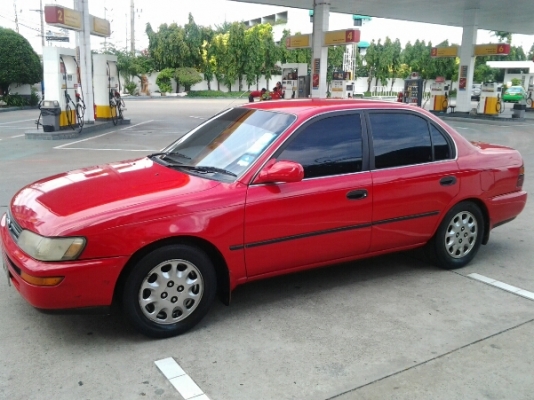 ขายรถยนต์ ปี92 โตโยต้า โคโรล่า รุ่นสามห่วง เครื่อง1600cc.หัวฉีด เกียร์ธรรมดา พวงมาลัยเพาเวอร์ กระจกไฟฟ้า แอร์เย็น ล้อแม็ก รถขับดี ช่วงล่างดี (รถบ้านไม่ใช่แท็กซี่)