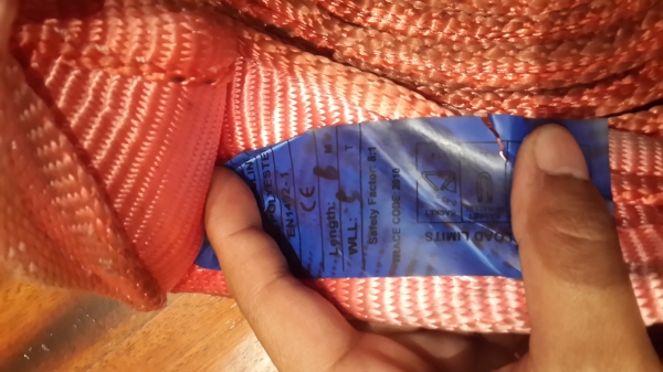 เชือกลาก เชือกยกของ 5 ตัน คับ