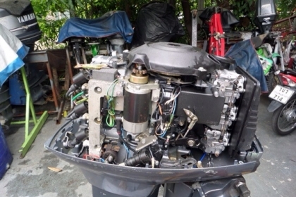 ขาย เครื่อง YAMAHA 50 แรง 2 จังหวะ นำเข้าจากญี่ปุ่น ราคา 60,000