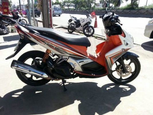 มัดจำแล้ว...yamaha nouvo ส้มขาว ตัวท๊อป ล้อแมก  20,500 ยี่ห้อ : Yamaha Yamaha nouvo  ตัวท๊อป  แมก  เอกสารครบ สอบถาม 086-970-2941 รามคำแหง112