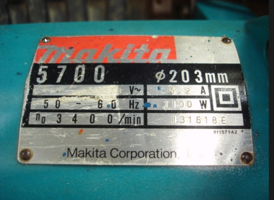 เลื่อยวงเดือน 8 นิ้ว(Makita) Model 5700