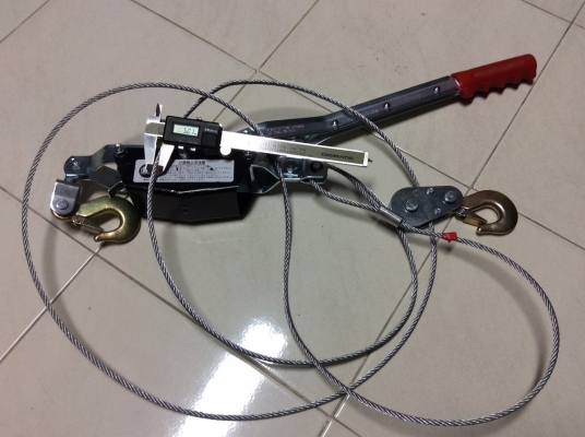 ขายรอกสลิงมือโยกจากญี่ปุ่น Cable hand Power Puller