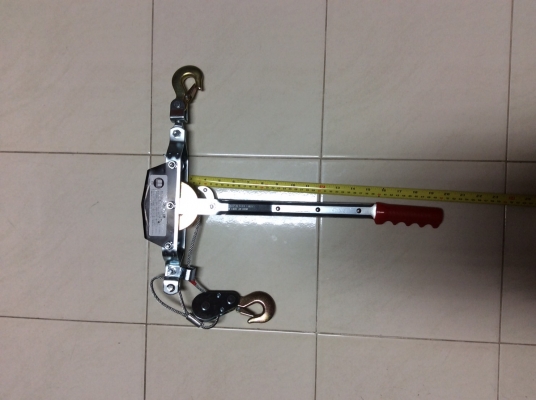 ขายรอกสลิงมือโยกจากญี่ปุ่น Cable hand Power Puller
