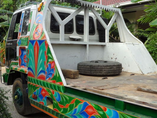 รถเกี่ยวข้าว TSY MJP-10  195HP เทอร์โบ + 10 ล้อ รถพ่วงอีซูซุไปข้างหน้า L195