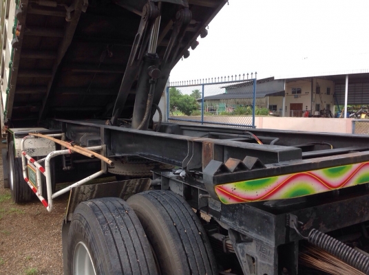 ขายรถพ่วงมิตซูบิชิFN627  เจ้าของใช้งานเอง ขายเอง (รถบ้าน) รถ 20 ล้อยางเรเดี๊ยนทั้งหมด ดั๊มแม่-ลูก