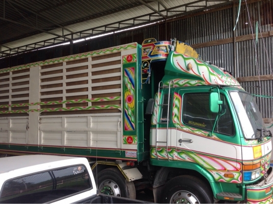 ขายรถพ่วงมิตซูบิชิFN627  เจ้าของใช้งานเอง ขายเอง (รถบ้าน) รถ 20 ล้อยางเรเดี๊ยนทั้งหมด ดั๊มแม่-ลูก