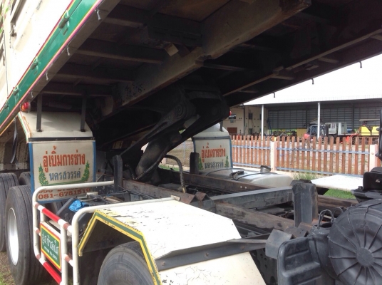 ขายรถพ่วงมิตซูบิชิFN627  เจ้าของใช้งานเอง ขายเอง (รถบ้าน) รถ 20 ล้อยางเรเดี๊ยนทั้งหมด ดั๊มแม่-ลูก