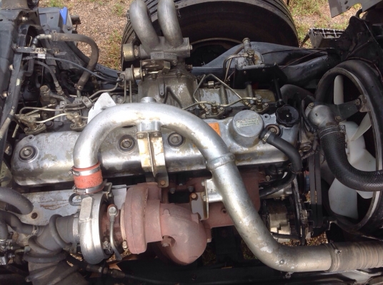 ขายรถพ่วงมิตซูบิชิFN627  เจ้าของใช้งานเอง ขายเอง (รถบ้าน) รถ 20 ล้อยางเรเดี๊ยนทั้งหมด ดั๊มแม่-ลูก