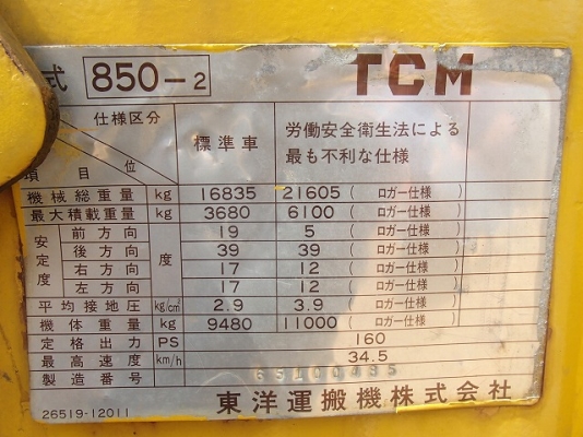 ขาย TCM 850-2 ขาย TCM 850-2