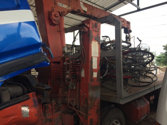 ชายฮีโน่ 12 ล้อ ติดเครนยูนิค UR45 V รถมือสองจากญี่ปุ่น เอกสารอินวอยส์