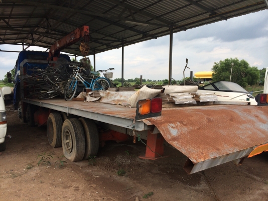 ชายฮีโน่ 12 ล้อ ติดเครนยูนิค UR45 V รถมือสองจากญี่ปุ่น เอกสารอินวอยส์