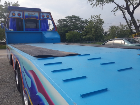 ขายรถเทรลเลอร์ 10 ล้อ MITSUBISHI FUSO TD 2 เพลา บรรทุกรถเกี่ยวข้าว เครื่อง 6D16 = 195 แรงม้า เกียร์10 สปีด (รถอยู่สุพรรณบุรี)