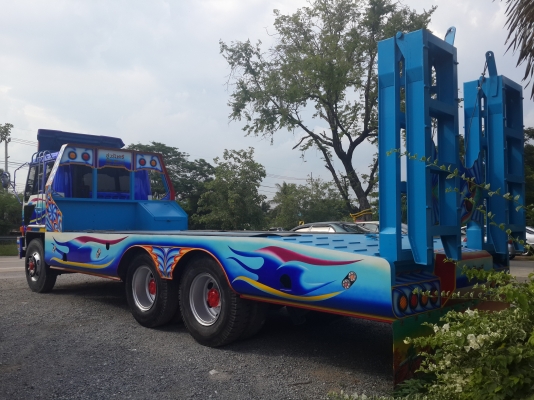 ขายรถเทรลเลอร์ 10 ล้อ MITSUBISHI FUSO TD 2 เพลา บรรทุกรถเกี่ยวข้าว เครื่อง 6D16 = 195 แรงม้า เกียร์10 สปีด (รถอยู่สุพรรณบุรี)