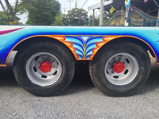 ขายรถเทรลเลอร์ 10 ล้อ MITSUBISHI FUSO TD 2 เพลา บรรทุกรถเกี่ยวข้าว เครื่อง 6D16 = 195 แรงม้า เกียร์10 สปีด (รถอยู่สุพรรณบุรี)