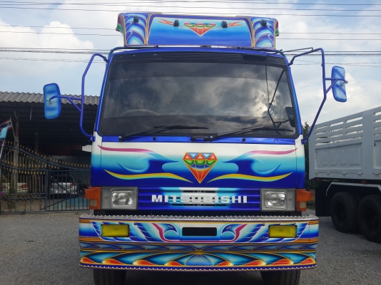 ขายรถเทรลเลอร์ 10 ล้อ MITSUBISHI FUSO TD 2 เพลา บรรทุกรถเกี่ยวข้าว เครื่อง 6D16 = 195 แรงม้า เกียร์10 สปีด (รถอยู่สุพรรณบุรี)