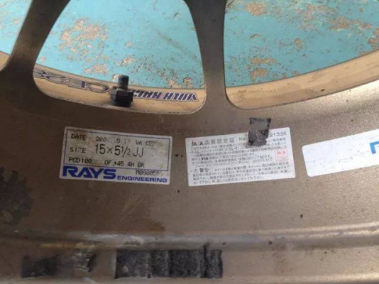 ล้อเดป #แท้ ce28 ปี2004 กว้าง5.5 ออฟ45 เดิมๆ ไม่มีซ่อม คู่ละ 12,000 บาท