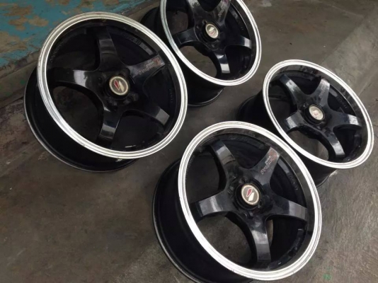 ล้อ LENSO PROJECT D 15x7 et38 เดิมๆไม่เคยซ่อม มีรอยตามการใช้งานนิดหน่อย ชุดละ 6,900 บาท