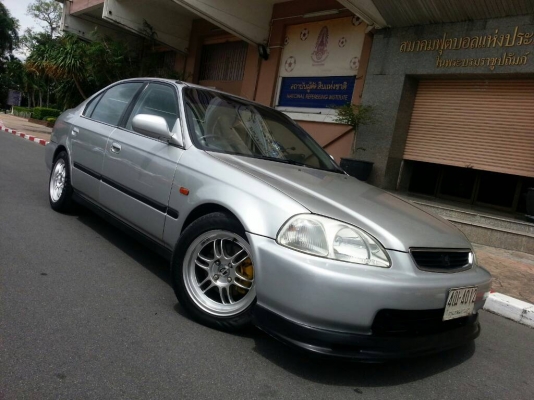 ขายCIVIC EKเครื่องVTEC  ตัวTOP ABS 97 เจ้าของขายเอง ล้อENKAI15 ท่อJS ค้ำเสาC