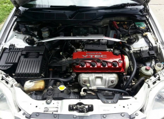 ขายCIVIC EKเครื่องVTEC  ตัวTOP ABS 97 เจ้าของขายเอง ล้อENKAI15 ท่อJS ค้ำเสาC