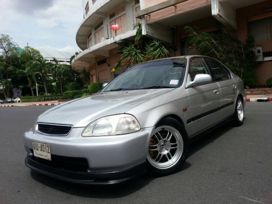ขายCIVIC EKเครื่องVTEC  ตัวTOP ABS 97 เจ้าของขายเอง ล้อENKAI15 ท่อJS ค้ำเสาC