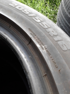 205/55R16 BRIDGESTONE TURANZA ปี2011 TEL.081-427-3941