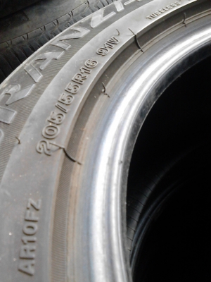 205/55R16 BRIDGESTONE TURANZA ปี2011 TEL.081-427-3941