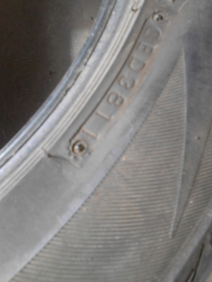 205/55R16 BRIDGESTONE TURANZA ปี2011 TEL.081-427-3941