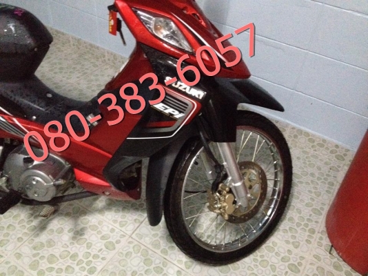 ขายซูซูกิ โชกัน(SHOGUN 125FI) สีดำแดง สภาพใหม่เอี่ยมราคาถูก