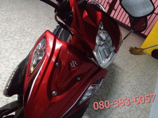 ขายซูซูกิ โชกัน(SHOGUN 125FI) สีดำแดง สภาพใหม่เอี่ยมราคาถูก