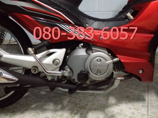 ขายซูซูกิ โชกัน(SHOGUN 125FI) สีดำแดง สภาพใหม่เอี่ยมราคาถูก