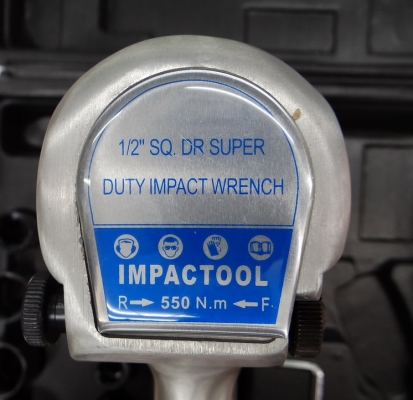 บ๊อกลม ระบบค้อนคู่ ขนาด 1/2  นิ้ว  แรงบิด  550  Nm