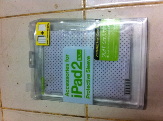 เคสของ i PAD จากญี่ปุ่นอย่างสวย ของใหม่ สีขาวตามภาพ